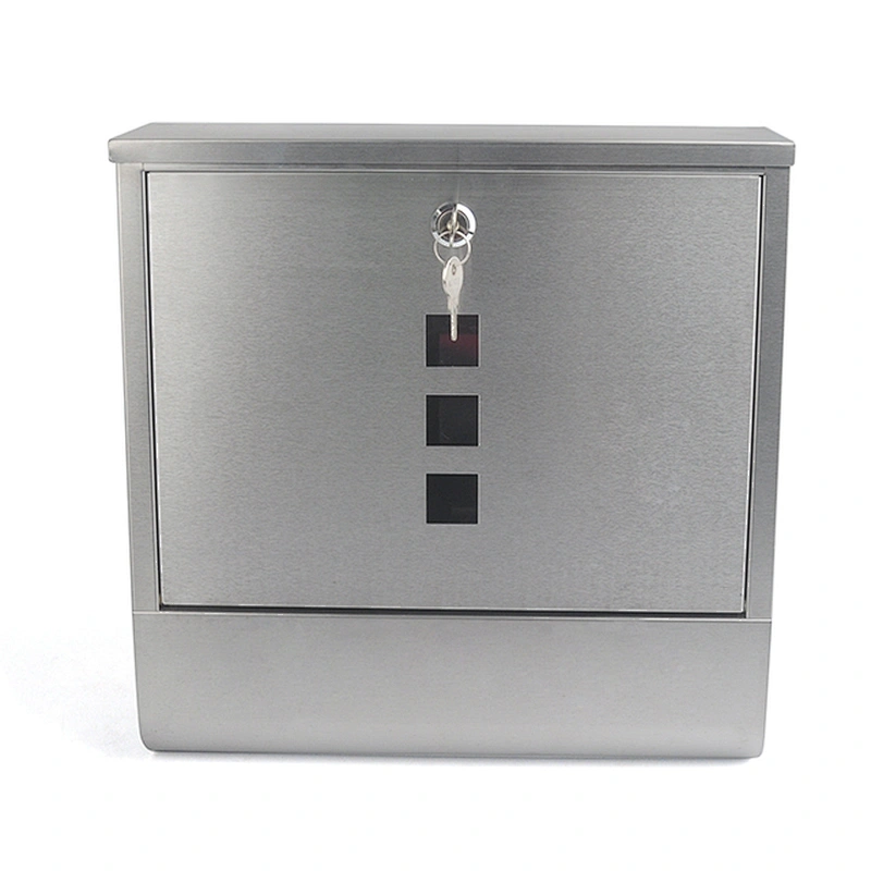 mailbox outdoor stainless steel mailbox wall mounted