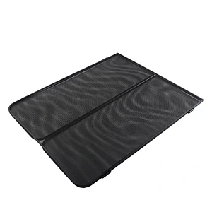Unique painted wrought iron  Fireplace Screen Flat,Baby Safe Proof Fire Place Fence,Decorative Scroll Spark Guard Cover