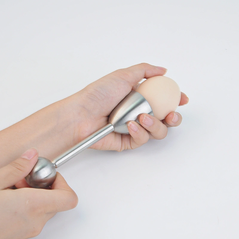 Stainless steel egg topper egg opener cracker