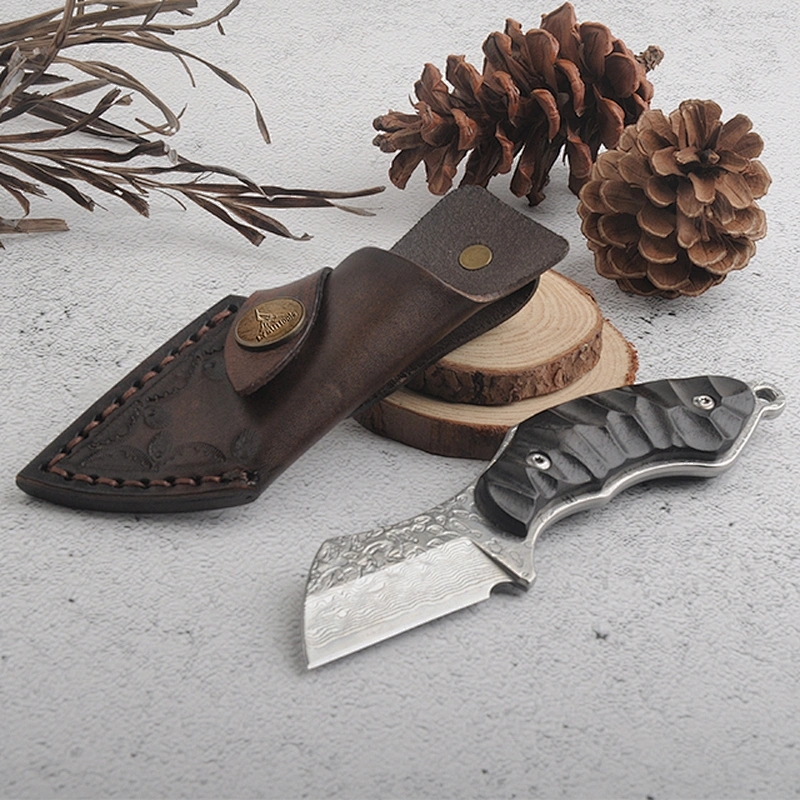 Hot sale small custom titanium folding knife with rainbow coating