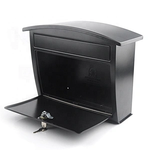 Hot selling metal Iron with coating wall mounted mailbox lockable letterbox postbox