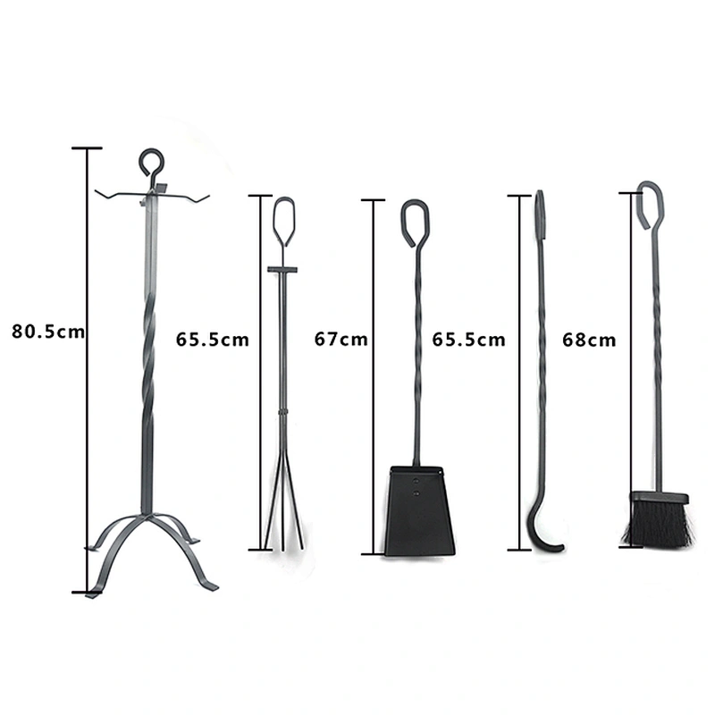 Hot selling indoor metal fireplace tool set