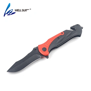 High quality hot selling black coating survival outdoor hunting mini folding knife