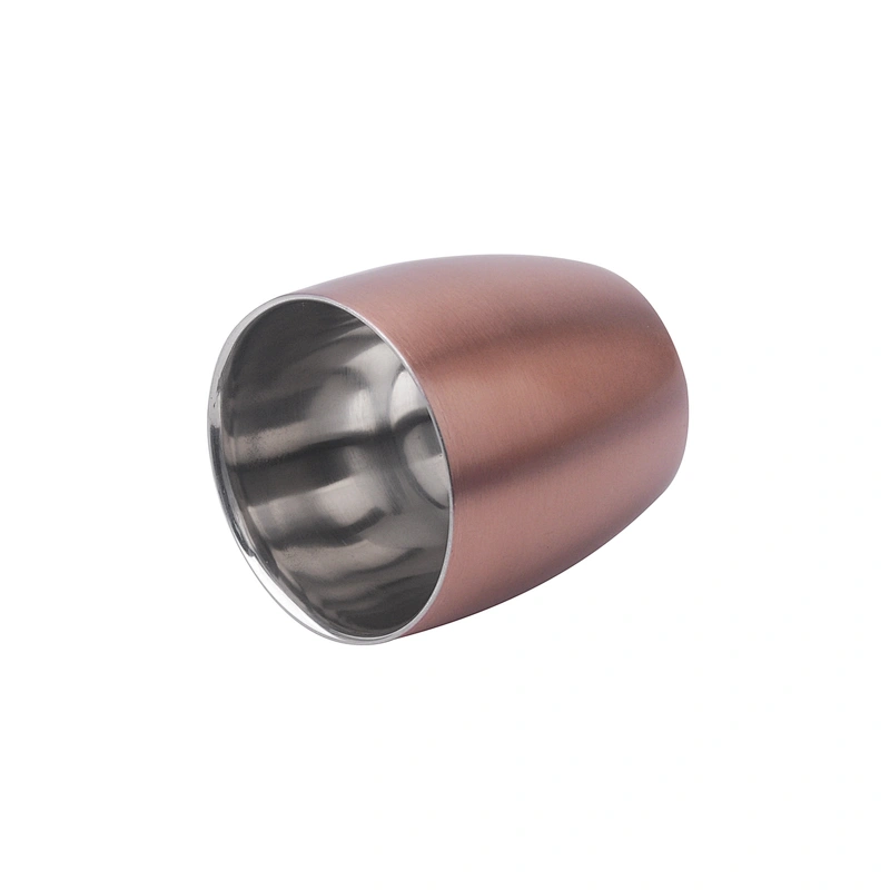 Stainless Steel Egg Shaped Wine vacuum Insulated Tumblers Cup
