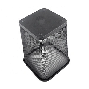 Rectangular cheap trash can office step trash bin metal waste bin