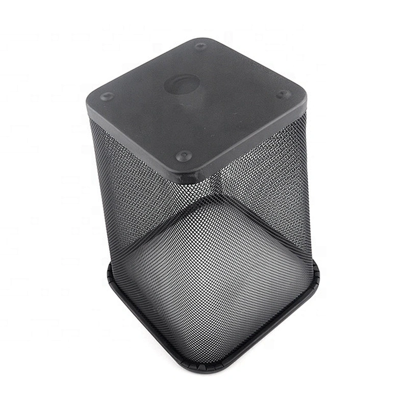 Rectangular cheap trash can office step trash bin metal waste bin