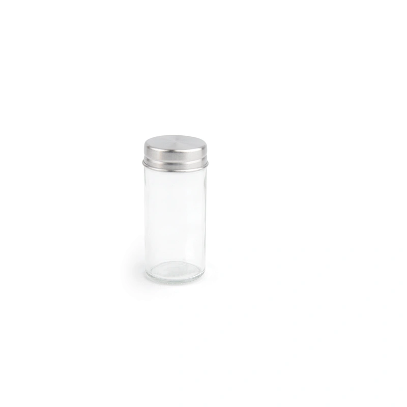 stainless steel revolving frame suit and glass seasoning bottle