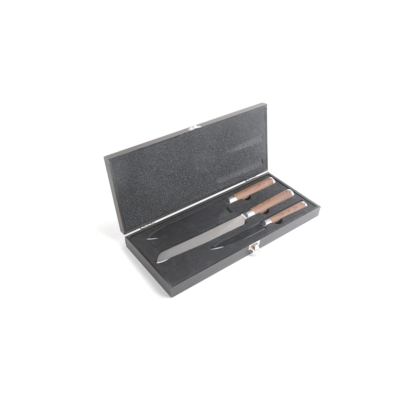 high quality 3pcs kitchen knife set in  gift box
