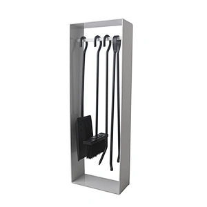 5 pieces  steel outdoor stainless steel companion  fireplace tools with fireplace tong