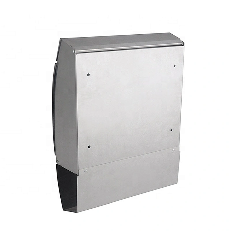wall mount water prooof key lock for mailbox outdoor stainless steel mail box
