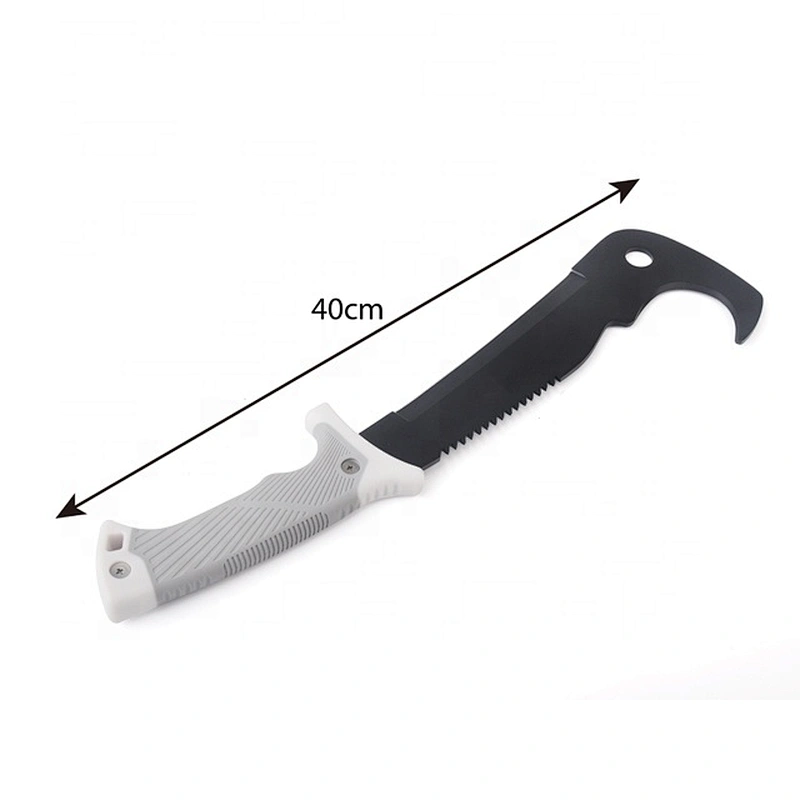 Black Coated Stainless Steel  Outdoor Survival Camping Machete with sofe handle