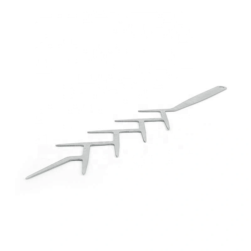 Stainless steel collapsible outdoor bbq fork
