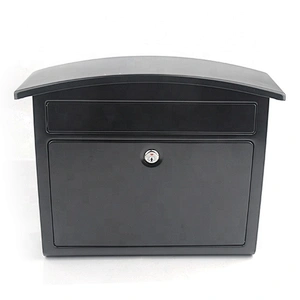 Hot selling metal Iron with coating wall mounted mailbox lockable letterbox postbox