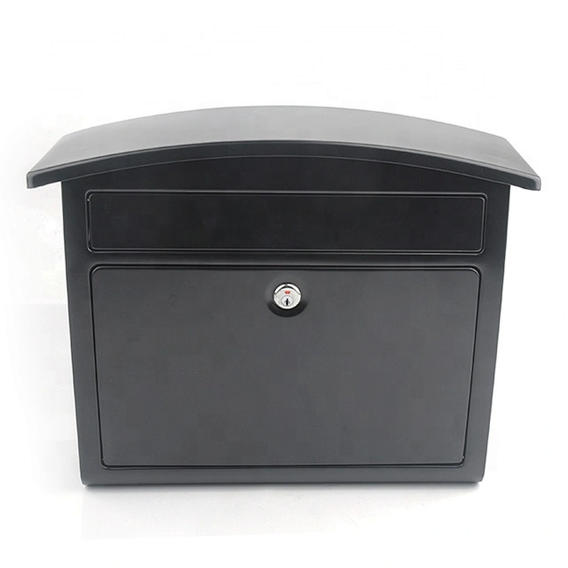 Hot selling metal Iron with coating wall mounted mailbox lockable letterbox postbox