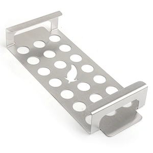 Stainless Steel Chicken Leg Wing  Stand Grill Rack with Drip Tray for Smoker Grill Oven