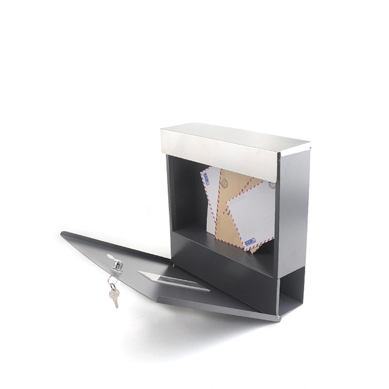 mailbox outdoor stainless steel mailbox wall mounted