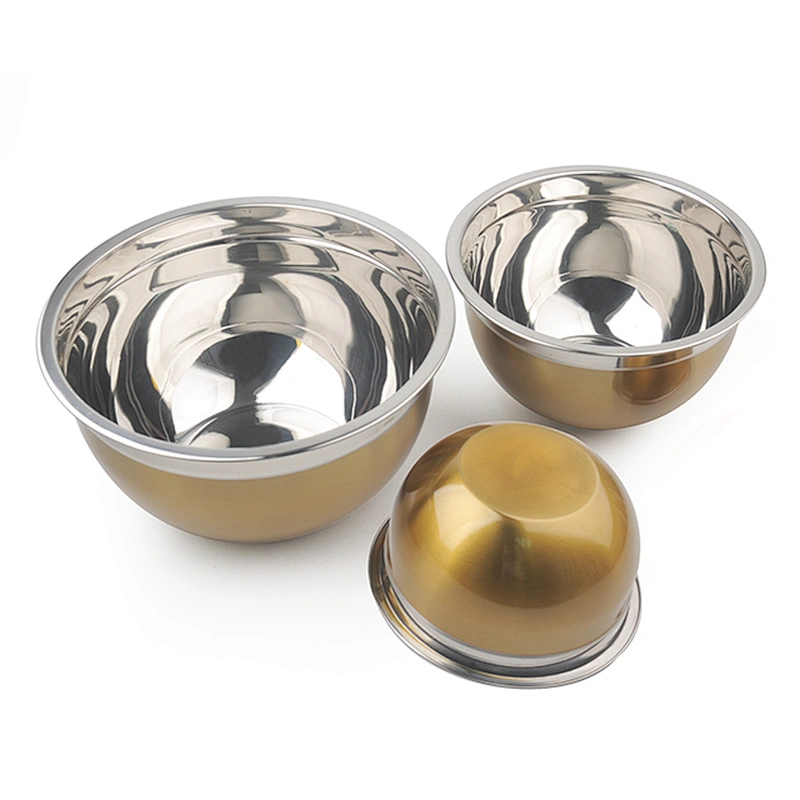 Cheap wholesale Non Slip Bottom Multipurpose Stainless Steel Mixing Bowl set