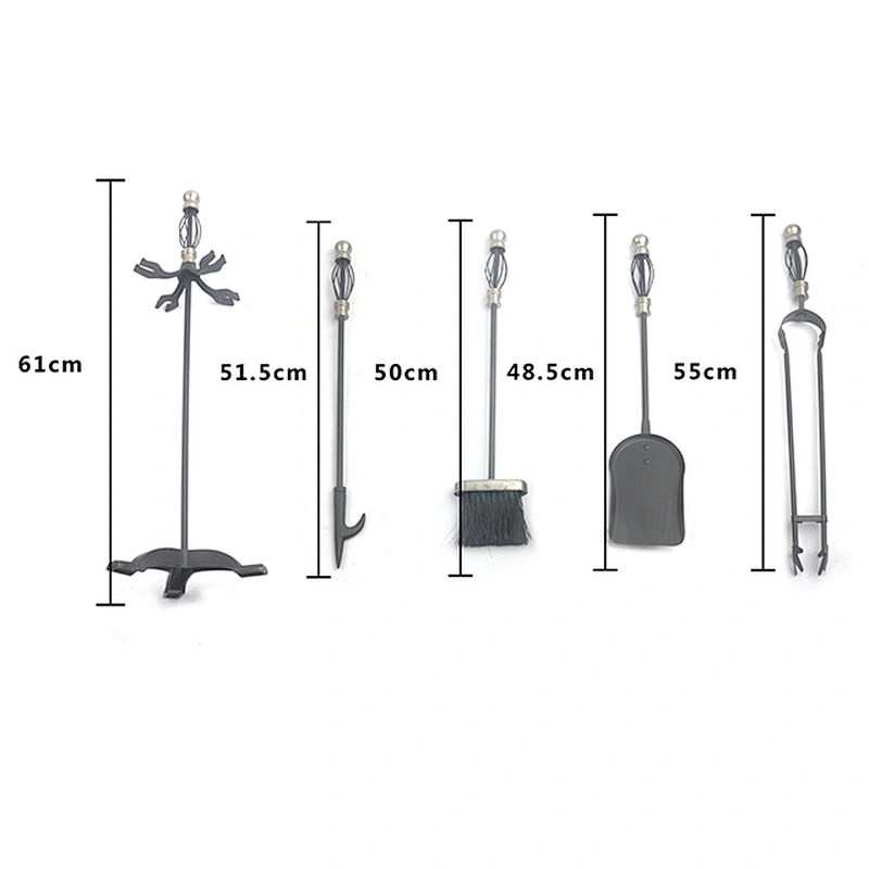 Fireplace Accessories Cast Iron Fire Log Fireside Fireplace tools sets