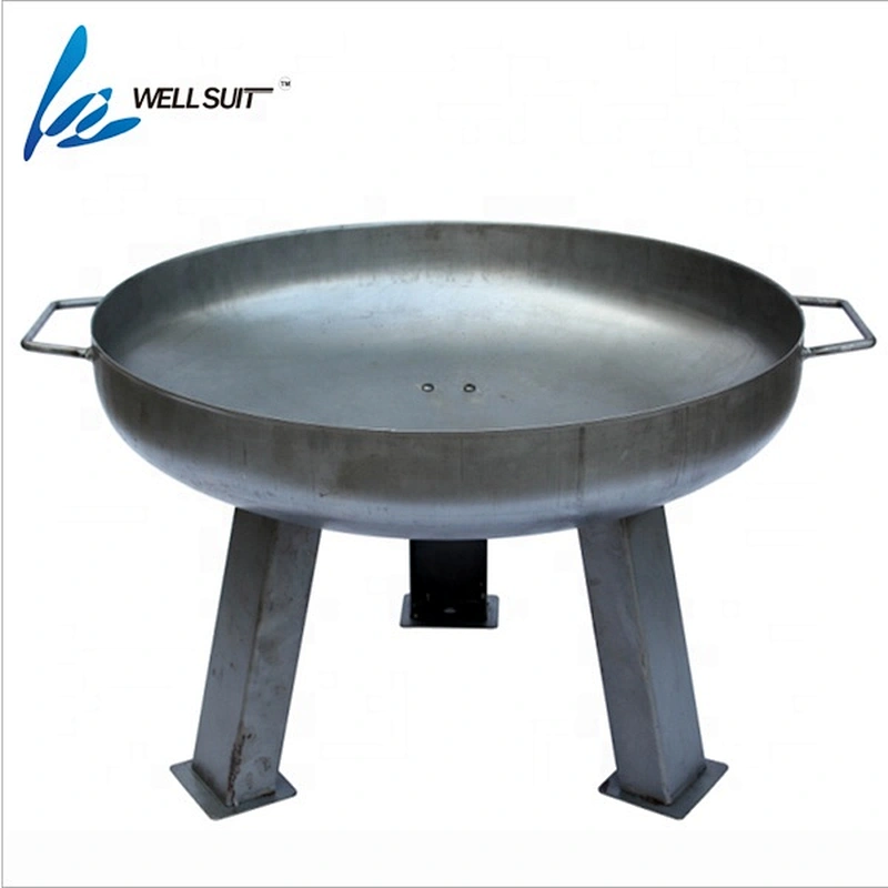 Cast iron brazier fire pit for BBQ
