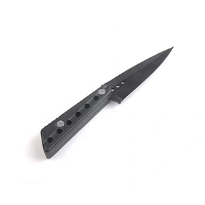 All Black Coating 3Cr13 Full Tang Survival Hunting  Knife with ABS Handle