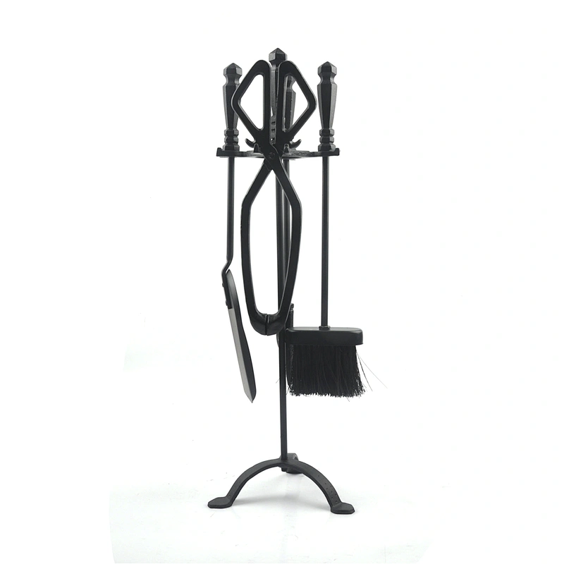 Senior design  outdoor garden  black  fire place fireplace accessories metal  tool set
