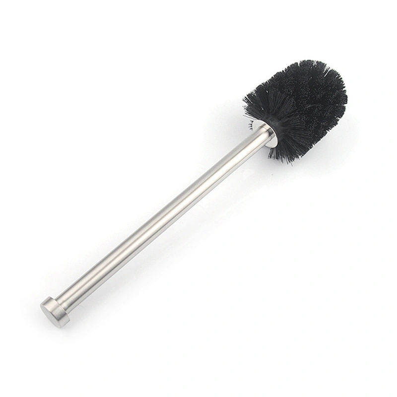 Soft Bristle Toilet Brush TPR Cleaning Brush with Stainless Steel Handle