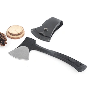 High quality stainless steel outdoor survival axe camping hatchet with nylon sheath