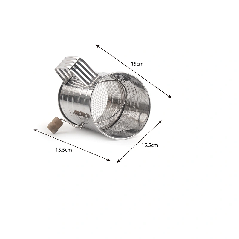 Factory direct sales free sample stainless steel flour sifter mesh size