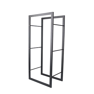 Hot selling metal with black powder coating Large size log holder
