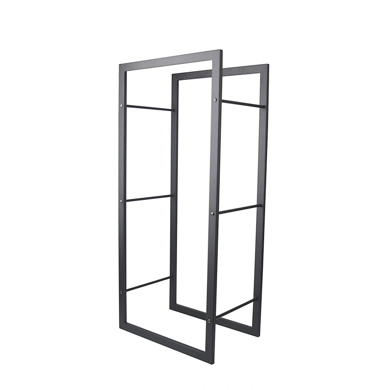 Hot selling metal with black powder coating Large size log holder