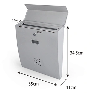 mailbox outdoor stainless steel mailbox wall mounted
