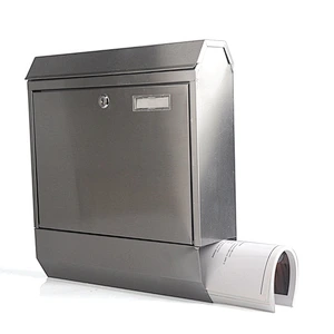 mailbox outdoor stainless steel mailbox wall mounted