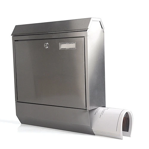 mailbox outdoor stainless steel mailbox wall mounted