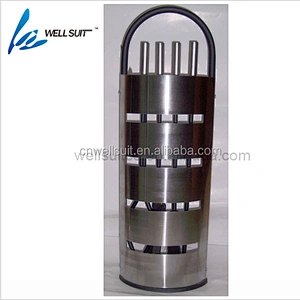 Hot selling modern stainless steel fireplace tool set