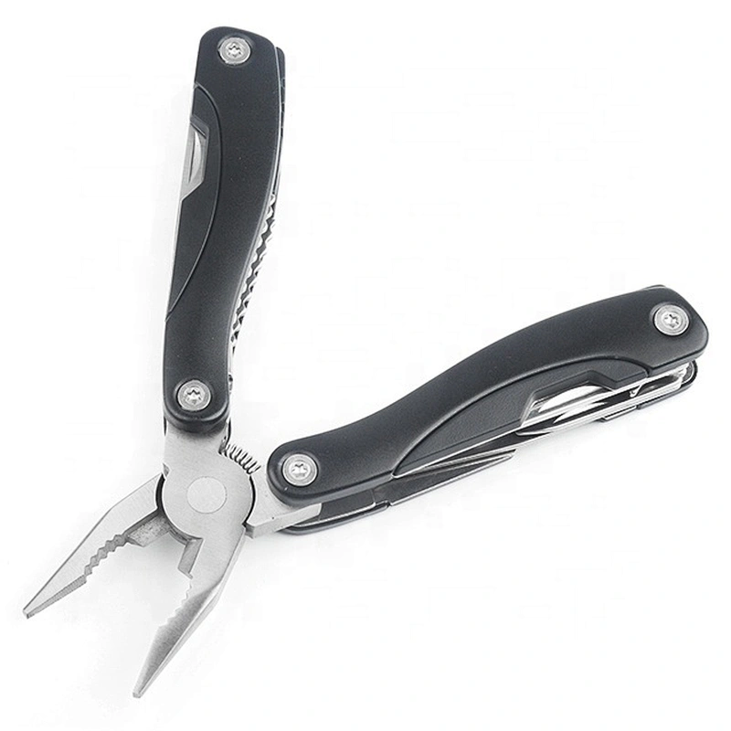 9 In 1 Black Color Outdoor Multi functions Stainless Steel Plier with Aluminium Handle