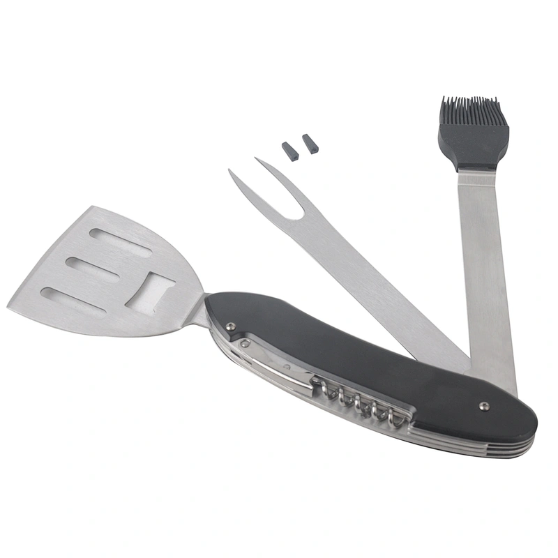 New 3 Pcs Stainless Steel BBQ Barbeque Cooking Utensil Tool Set