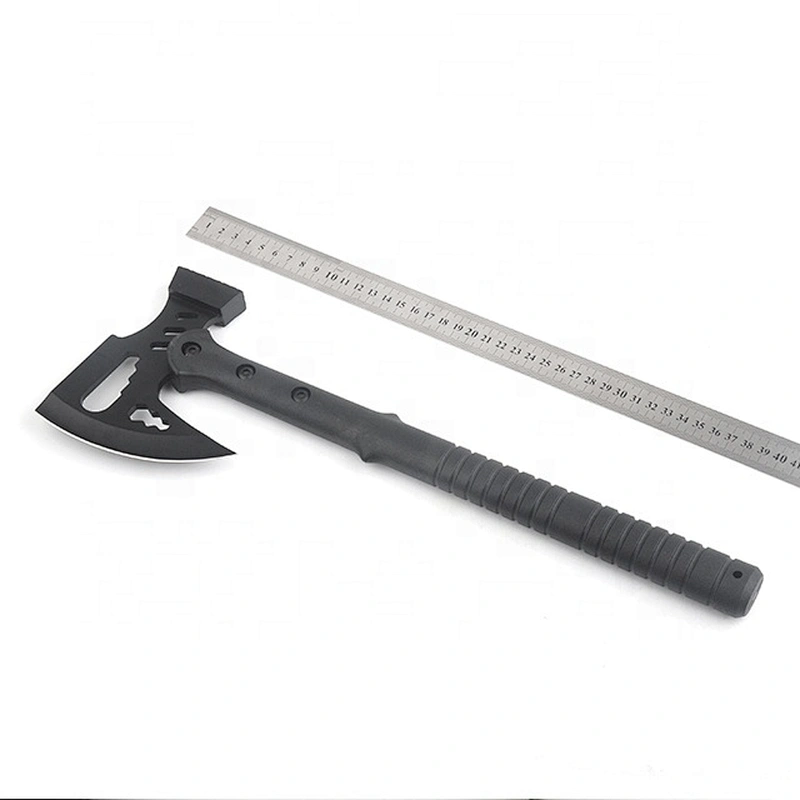 Double Sides Head Stainless Steel Hatchet Survival Camp Axe Hammer with Nylon Fiber Handle