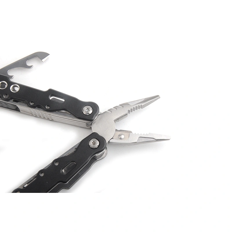 15 in 1 Stainless Steel Multi Function Pliers tools Phillips Screw Knife with Black Aluminum Handle