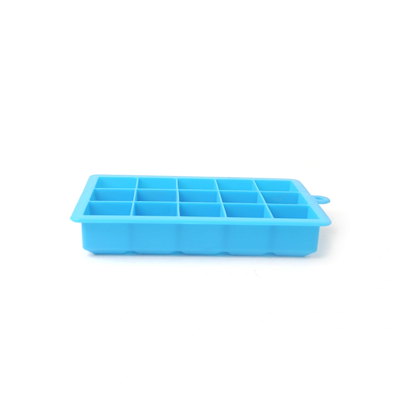 Large Square 8 Cavities Ice Brick Cube Maker Silicone Ice Cube Tray Mould for Whiskey Cocktails