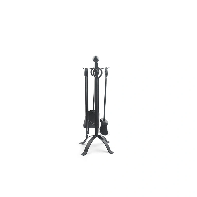 Garden fireplace high quality complete cast Iron fireplace tools set