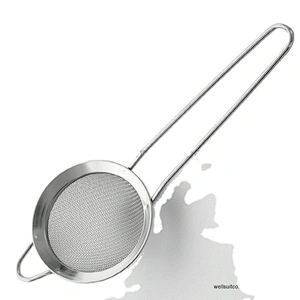 Food grade stainless steel fine mesh food Strainer frying cooking tools oil draining skimmer for kitchen cookware