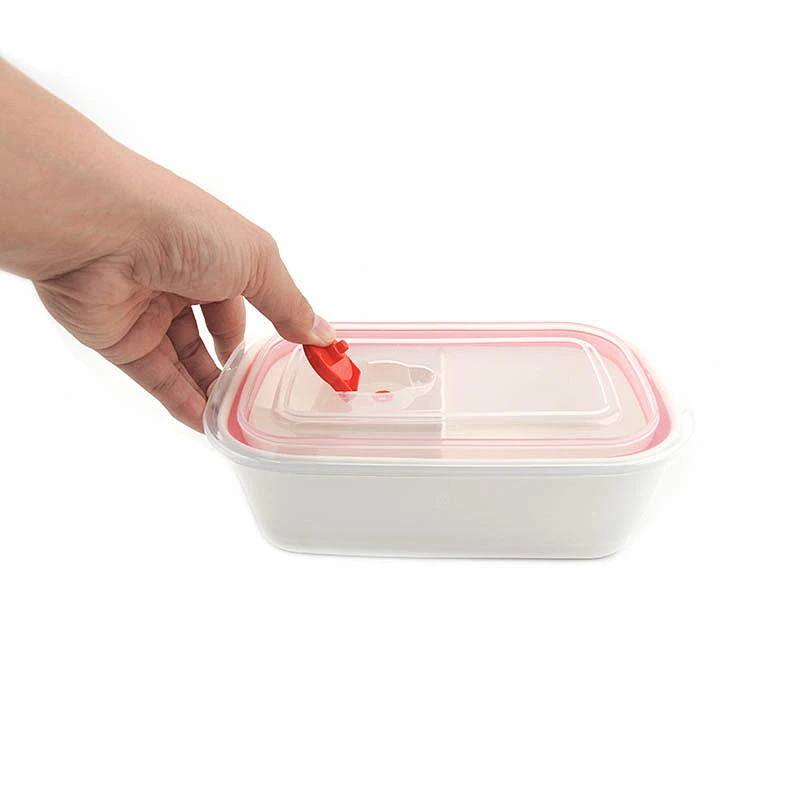 Square shape porcelain dinnerware decal fresh ceramic storage bowl with lids for microwave safe