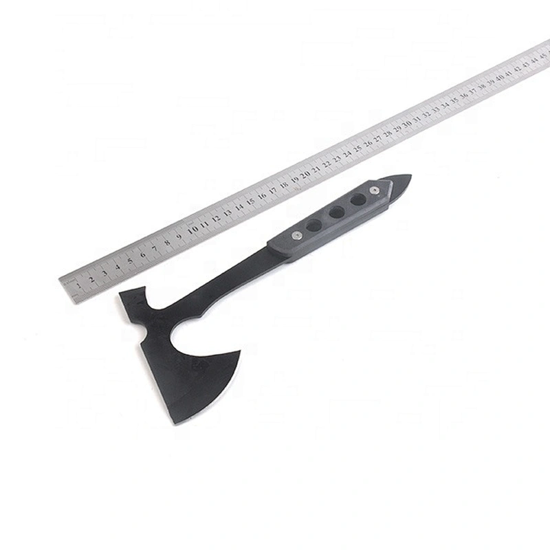 Multi Functions 10 Inches Black Color Stainless Steel G10 Handle Tomahawk Hatchet Axe with Sheath
