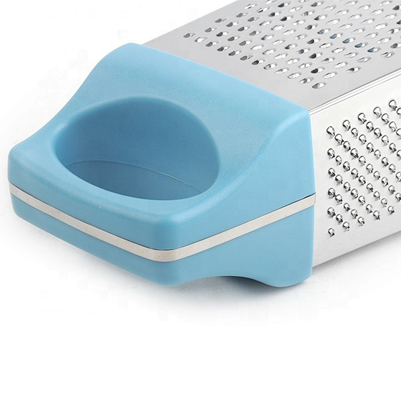 kitchen stainless steel multi function tabletop hand cutter fruit vegetable cheese 4 sides manual box grater