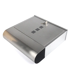mailbox outdoor stainless steel mailbox wall mounted