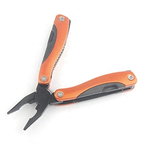 Orange and Black Coating stainless steel  combination  pocket tool multifunction plier