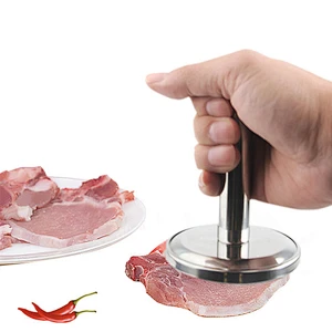 Stainless steel hot selling meat press meat tenderizer meat hammer