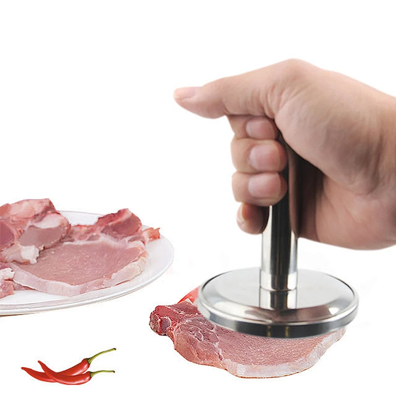 Stainless steel hot selling meat press meat tenderizer meat hammer