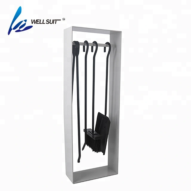 5 pieces  steel outdoor fireplace tools with fireplace tong