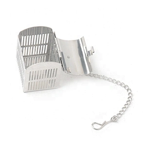 Mini eco-friendly box pattern tea ball strainer stainless steel tea infuser
